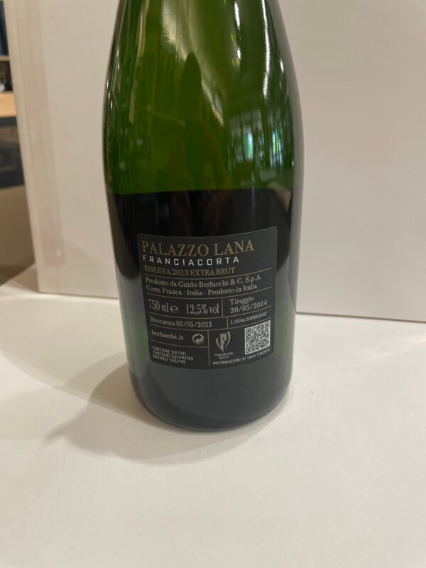 Berlucchi Palazzo Lana retro Guido Berlucchi Franciacorta DOCG "Palazzo Lana Extreme" Extra Brut 2013