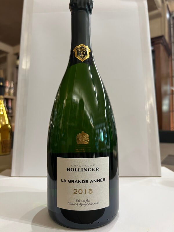 Bollinger la grande anne fronte Bollinger Champagne Brut La Grande Année 2015