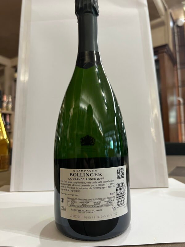 Bollinger la grande anne retro Bollinger Champagne Brut La Grande Année 2015