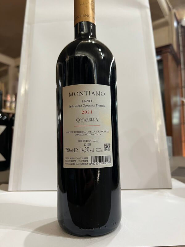 cotarella montiano 2021 Cotarella Vino Lazio Rosso IGP "Montiano" 2021