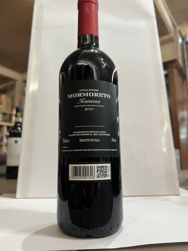 frescobaldi mormoreto 2021 retro Frescobaldi Castello di Nipozzano Mormoreto Toscana IGT 2021