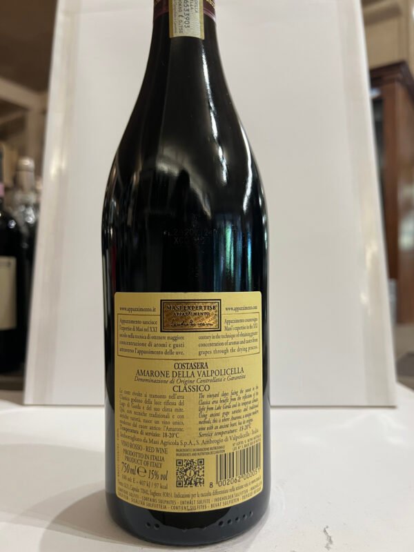 masi costasera retro Masi Costasera Amarone Valpolicella Classico DOCG 2019