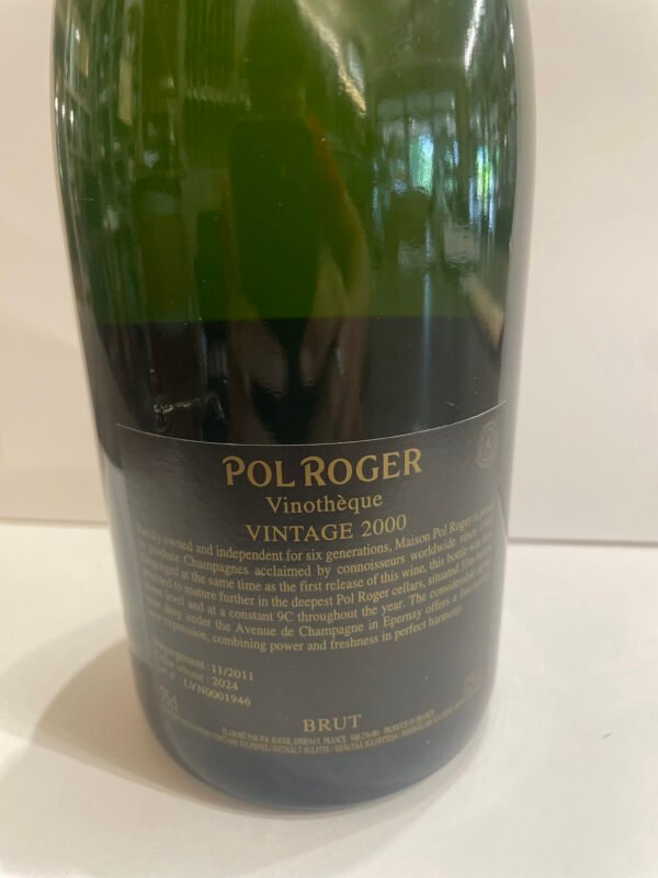 pol roger vinotheque brut vintage 2000 retro Pol Roger Champagne Brut "Vinothèque" 2000